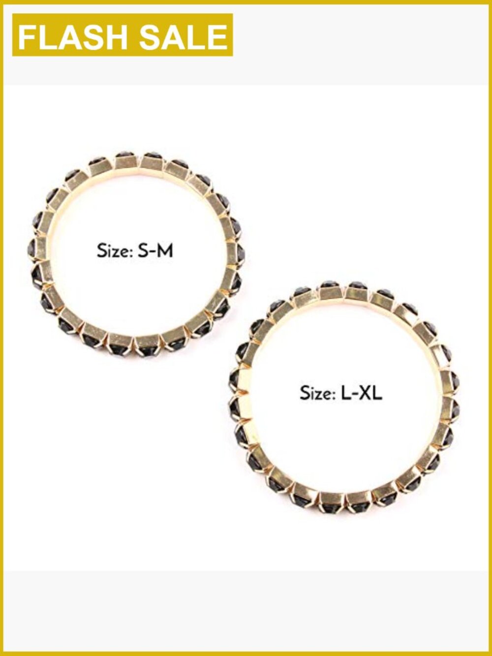 Stretch Beaded Stackable Bracelets Set - Layering Bangles - Picture 6 of 7